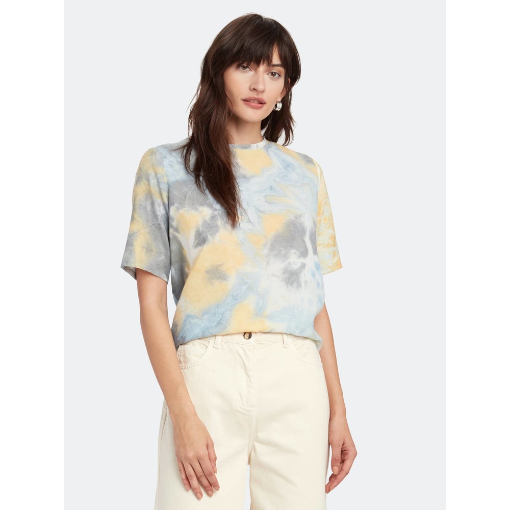 Norr Lucy tie dye short sleeve top